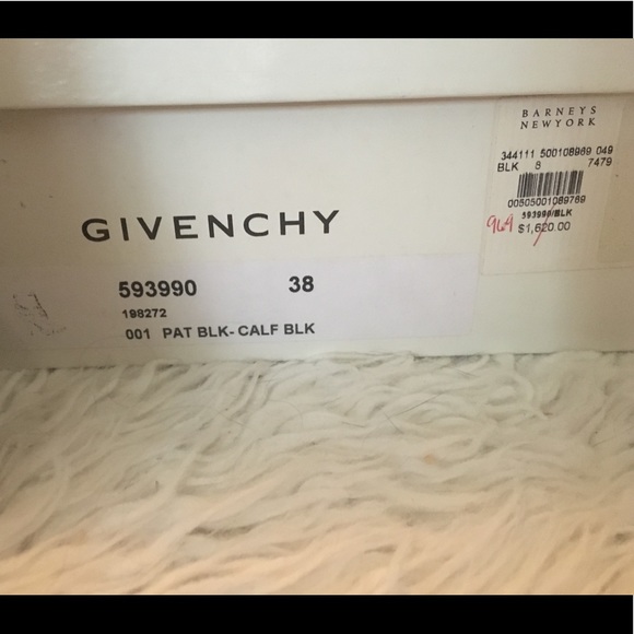 SOLD*****SOLD***Givenchy Black Patent Heels - Picture 3 of 7